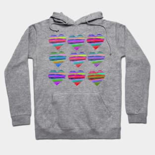 Set of Scribble Hearts Hoodie